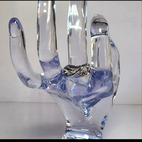 Sterling silver Infinity Guardian Angel ring - Picture 7 of 9